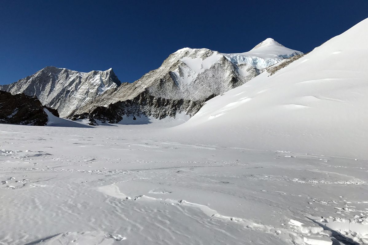 03A Mount Epperly, Mount Shinn, And The Ridge To High Camp Above The Branscomb Glacier From Mount Vinson Low Camp